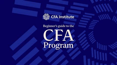 Student Registration for the CFA Program.
